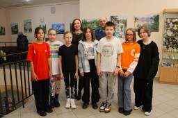 Встреча художника Ксении Литвиновой с учащимися &laquo;Петрово-Дальневской школы искусств&raquo;