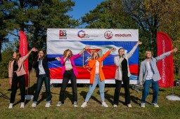 "Фейерверк Юниор" на открытии "Национального триатлона"