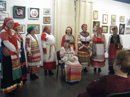 "Беседушка" на открытии выставки